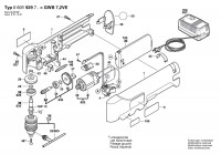 Bosch 0 601 929 723 Gwb 7,2 Ve Cordless Angular Drill 7.2 V / Eu Spare Parts